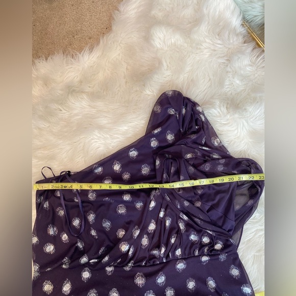 #480 Adrianna Papell One Shoulder Gown size 20 - Picture 11 of 16